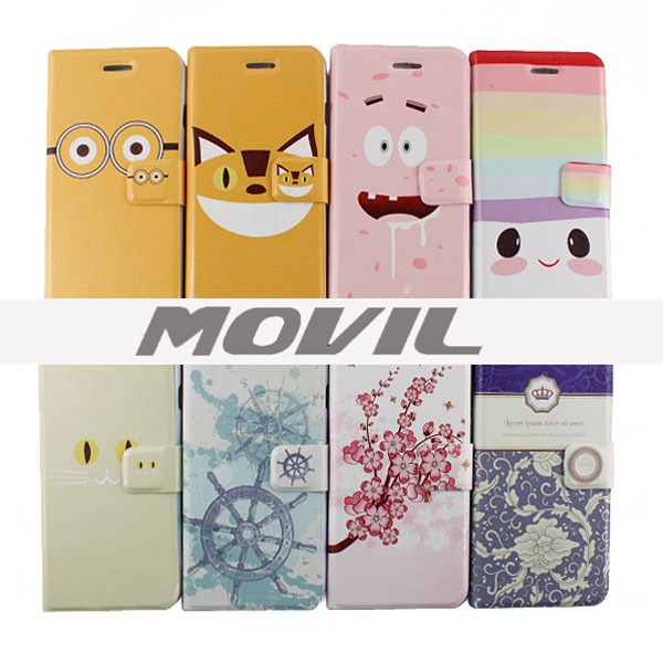 NP-2214 Tapa de cuero funda para Apple iPhone 6-9
